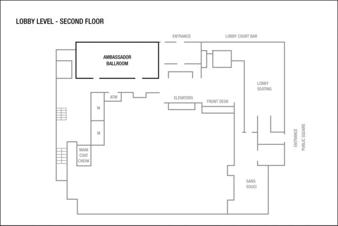 Lobby Level - Second Floor